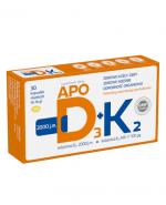 ApoD3+K2 (2000 j.m. K2 100uq), 30 kaps, witamina D
