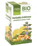 APOTHEKE BIO Herbatka imbir z cytryną i miętą - 20 sasz.