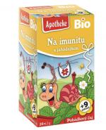 Apotheke Herbatka dla dzieci na odporność o smaku truskawkowym od 9 miesiąca - 20 sasz.