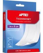 APTEO CARE Plaster tkaninowy z opatrunkiem 1 m x 8 cm - 1 szt.