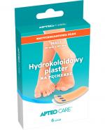 Apteo Plastry na pęcherze małe hydrokoloidowe 60 mm x 20 mm, 6 szt.