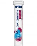 APTEO Multiwitamina z żelazem o smaku porzeczkowym - 20 tabl. mus.