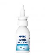 Apteo Woda morska hipertoniczna Spray do nosa, 30 ml