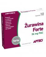 APTEO Żurawina Forte - 10 kaps.