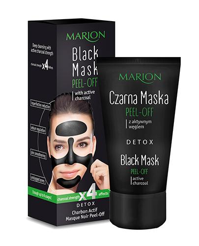  Marion Czarna maska z aktywnym węglem peel-off - 25 g - cena, opinie, skład - Apteka internetowa Melissa  