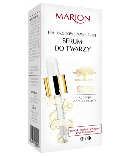  Marion Golden Skin Care Hialuronowe Nawilżenie Serum do twarzy, 20 ml - cena, opinie, skład - Apteka internetowa Melissa  