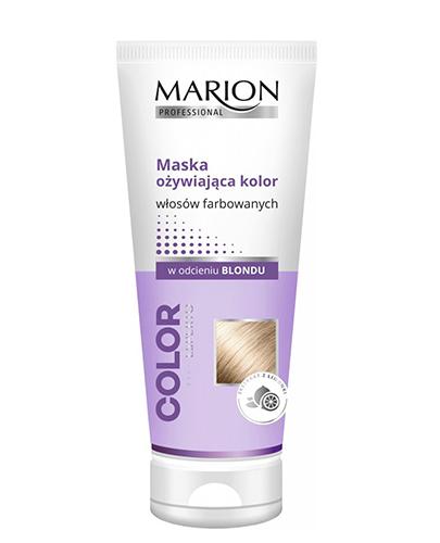  Marion Professional Color Esperto Maska ożywiająca kolor włosów farbowanych w odcieniu blond - 150 ml - cena, opinie, skład - Apteka internetowa Melissa  