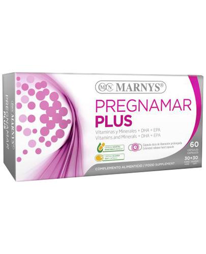  Marnys Pregnamar Plus DHA + EPA dla kobiet w ciąży i karmiących piersią, 30 kaps. + 30 kaps. cena, opinie, skład - Apteka internetowa Melissa  