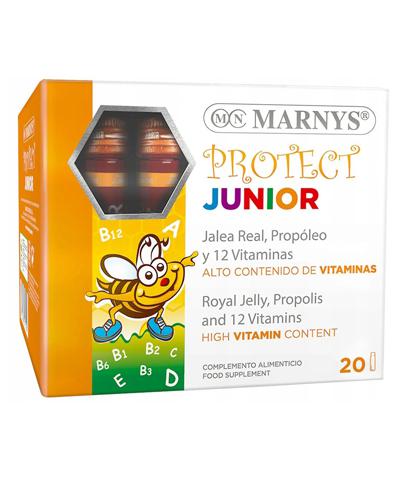  Marnys Protect Junior Mleczko pszczele propolis i 12 witamin, 20 fiolek cena, właściwości, dawkowanie - Apteka internetowa Melissa  