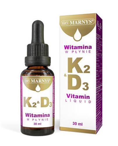  Marnys Witamina K2 & D3 liquid, 30 ml cena, opinie, skład - Apteka internetowa Melissa  