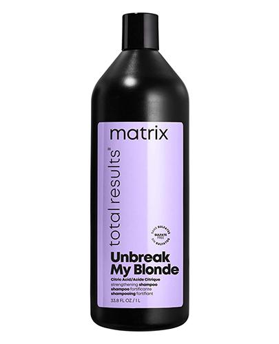  Matrix Total Results Unbreak My Blond Szampon regenerujący do włosów blond, 1000 ml, cena, opinie, skład - Apteka internetowa Melissa  