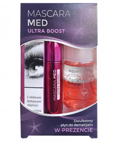  Mascara Med Ultra Boost Tusz do rzęs - 10 ml + Pharma Hyaluron Eye make - up remover Dwufazowy płyn do demakijażu - 50 ml - cena, opinie, wskazania - Apteka internetowa Melissa  