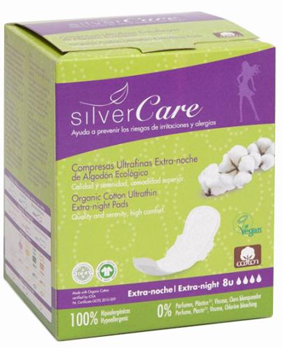  Masmi Silver Care Podpaski ekstradługie & ultracienkie o zwiększonej chłonności 100% bawełny organicznej, 8 szt., cena, opinie, stosowanie - Apteka internetowa Melissa  