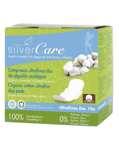 Masmi Silver Care Podpaski na dzień ze skrzydełkami, 10 sztuk