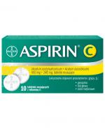  ASPIRIN C, 10 tabletek musujących