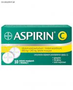  ASPIRIN C, 10 tabletek musujących