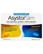 ASYSTOR SLIM Dwufazowy preparat skutecznie pomagający schudnąć dzień i noc - 60 tabl.  (nowa formuła