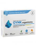 Aura Herbals Cynk organiczny + witamina C - 36 past.