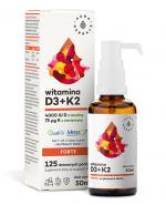 Aura Herbals Witamina D3 4000 IU + K2MK7 Forte - 50 ml