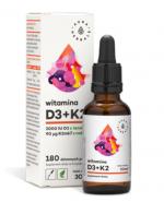 AURA HERBALS Witamina D3+K2 MK-7 - 30 ml
