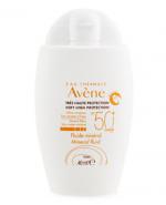 Avene Bardzo Wysoka Ochrona Słoneczna Fluid mineralny SPF 50+, 40 ml