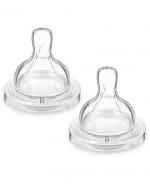 AVENT CLASSIC + Smoczek do gęstego pokarmu 6m+ 636/27 - 2 szt.