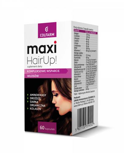 Colfarm Maxi HairUp!, kapsułki, 60 sztuk