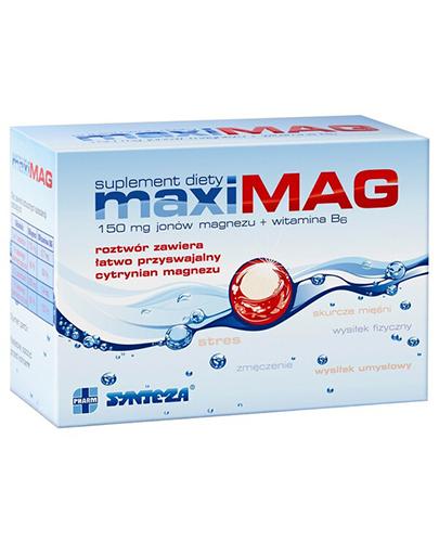  Maxi Mag Magnez + Witamina B6 - 20 sasz. - cena, opinie, dawkowanie - Apteka internetowa Melissa  