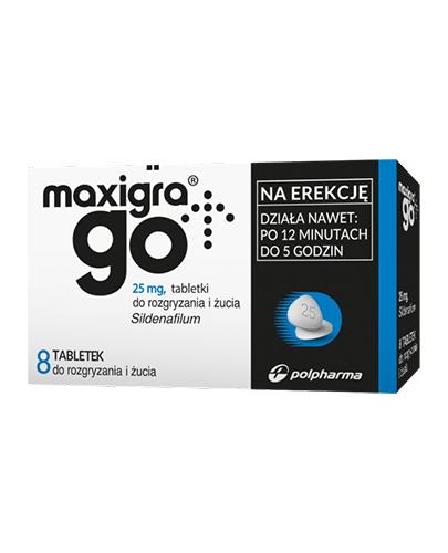 MAXIGRA GO - 8 tabl. Lek na erekcję - cena, opinie, właściwości - Apteka internetowa Melissa