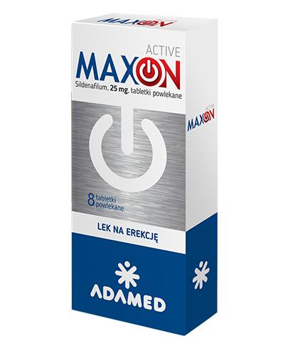  Maxon Active 25 mg, 8 tabl. Na impotencję, cena, opinie, właściwości - Apteka internetowa Melissa  