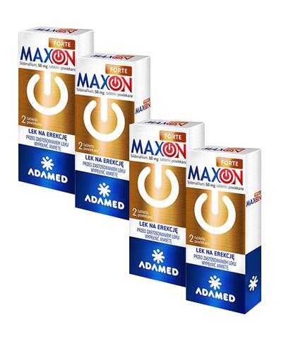  Maxon Forte Sildenafilum, 50 mg, na erekcję, 4 x 2 tabletki - Apteka internetowa Melissa  