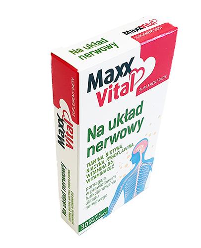  MaxxVital Na układ nerwowy - 30 tabl. - cena, opinie, składniki - Apteka internetowa Melissa  