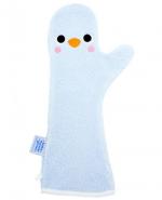 BABY SHOWER GLOVE Rękawica antypoślizgowa pod prysznic kolor niebieski - 1 szt