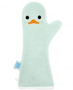 BABY SHOWER GLOVE Rękawica antypoślizgowa pod prysznic kolor zielony - 1 szt