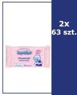 BAMBINO Chusteczki delikatne dla niemowląt - 2 x 63 szt.