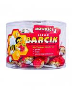 Barcik Lizak z propolisem, miodem i witaminą C o smaku malinowym, 60 szt.