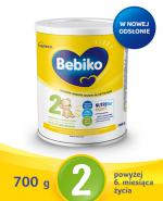  Bebiko 2 Nutriflor Expert - 700 g Mleko następne po 6. miesiącu - cena, opinie, wskazania