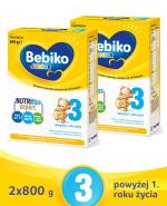 BEBIKO 3 JUNIOR Mleko modyfikowane następne dla niemowląt - 2x800 g 