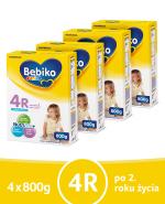 BEBIKO 4R JUNIOR Mleko modyfikowane następne dla niemowląt - 4x800 g