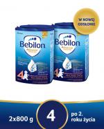  BEBILON 4 JUNIOR Pronutra-Advance Mleko modyfikowane w proszku, 2 x 800 g, cena, opinie, skład
