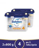  BEBILON 4 PROFUTURA Mleko modyfikowane w proszku - 2 x 800 g - cena, opinie, właściwości 