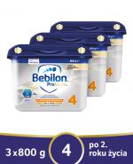 BEBILON 4 PROFUTURA Mleko modyfikowane w proszku - 3 x 800 g - cena, opinie, właściwości 