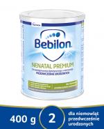  BEBILON NENATAL PREMIUM Z PRONUTRA Mleko modyfikowane w proszku - 400 g. Dla wcześniaków z niską urodzeniową masą ciała.