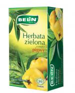 Belin Herbata zielona o smaku pigwy, 20 x 1,75 g