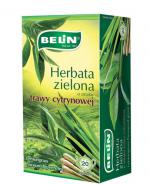 Belin Herbata zielona o smaku trawy cytrynowej, 20 x 1,75 g