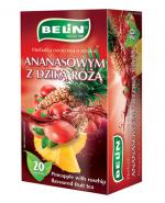 Belin Herbatka owocowa o smaku ananasowym z dziką różą, 20 x 2 g