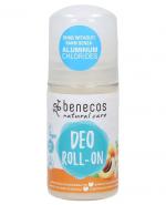 Benecos Naturalny dezodorant roll-on Morela & Kwiat czarnego bzu - 50 ml