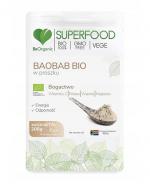  BeOrganic Baobab BIO w proszku, 200 g, cena, opinie, dawkowanie