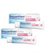   BEPANTHEN BABY Maść ochronna - 2 x 100 g. Maść przeciw odparzeniom pieluszkowym dla niemowląt.