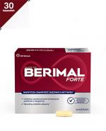 BERIMAL FORTE - 30 kaps. Zmniejsza poziom złego cholesterolu - cena, opinie, dawkowanie